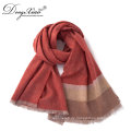 Großhandel Damen Sexy Pashmina Schals Schal gewebt Licht 100% Cashmere Schal Winter